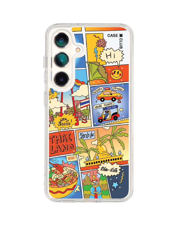 เคสใส Samsung Galaxy S25 MagSafe การ์ตูนไทย