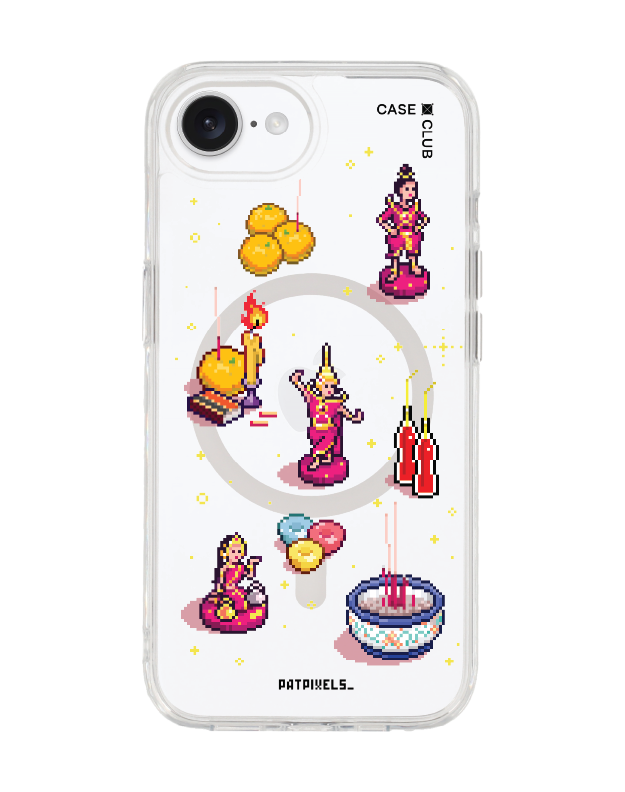 เคสใส iPhone 16e MagSafe องค์ประกอบวัฒนธรรมไทย