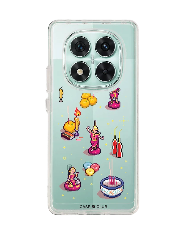 เคสใส redmi note 14 pro ศิลปะวิถีไทยพิกเซลอาร์ต