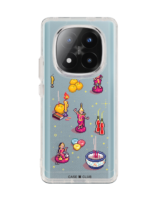 redmi note 14 pro plus clear case thai culture element