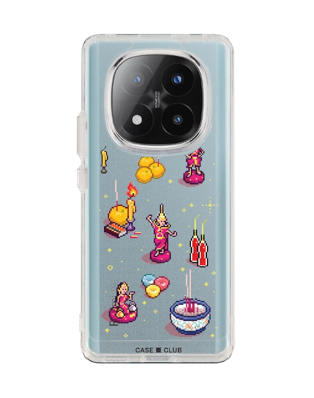 เคสใส redmi note 14 pro plus ศิลปะวิถีไทยพิกเซลอาร์ต