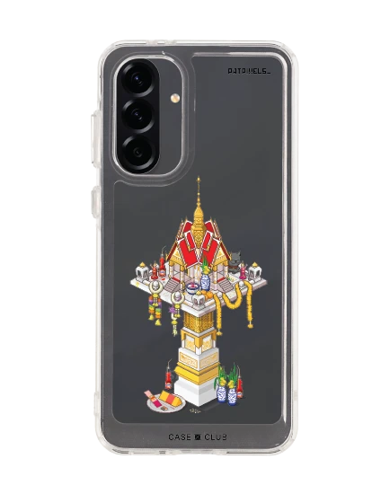 samsung galaxy a56 clear case thai sacred shrine