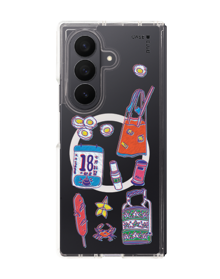 เคสใส samsung galaxy z fold 7 magsafe ลายเซ็นไทย