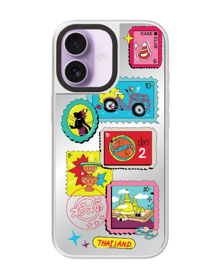 เคสกระจก iphone 17 magsafe แสตมป์ไทยแบบดั้งเดิม