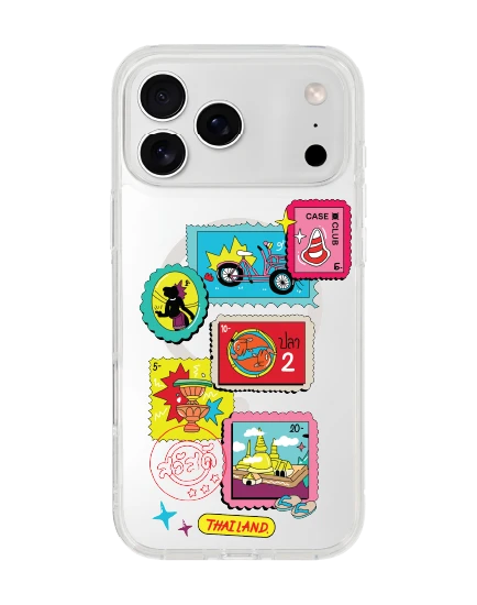 เคสใส iphone 17 pro max magsafe แสตมป์ไทยแบบดั้งเดิม