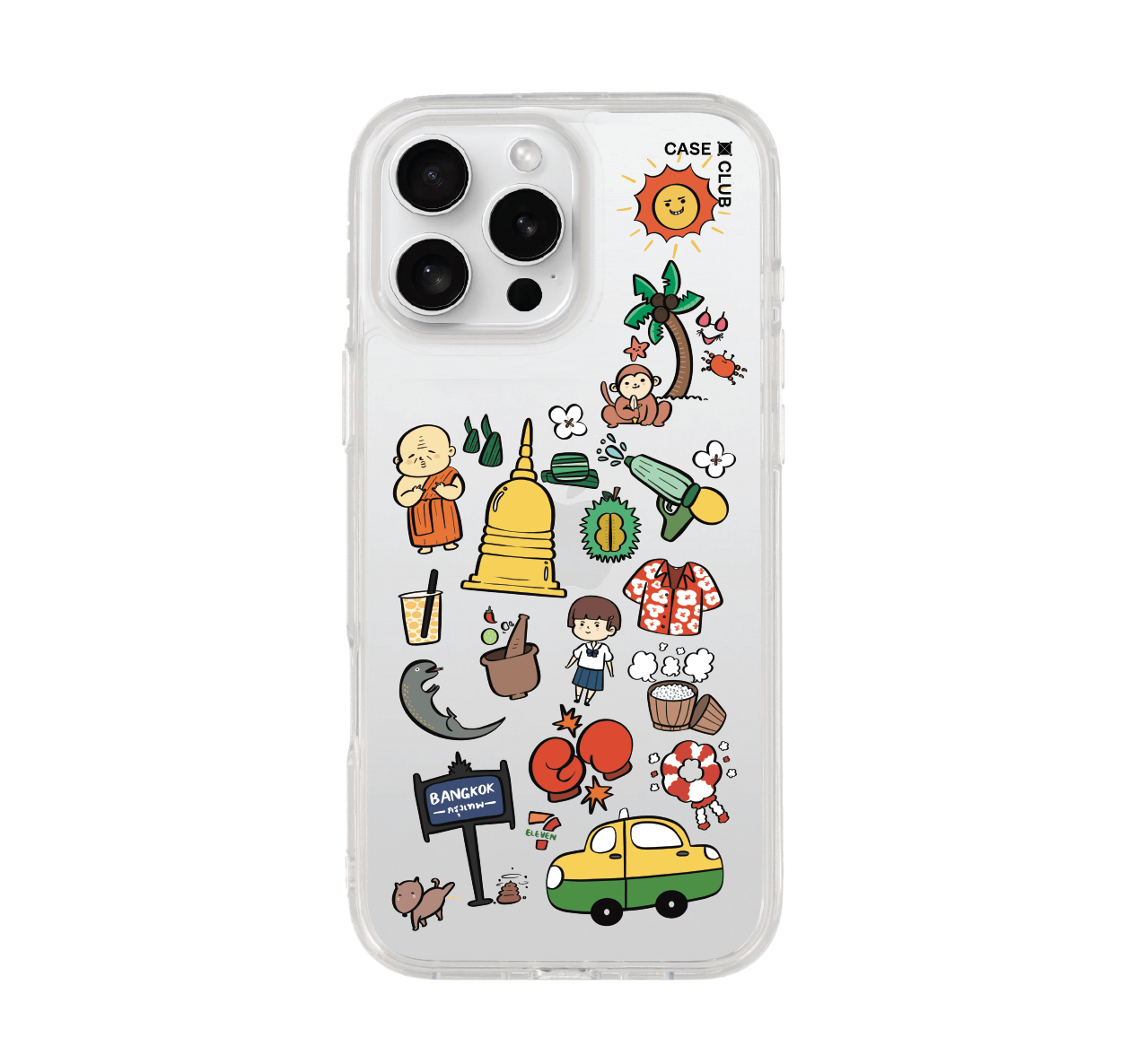เคสใส iPhone 16 Pro Max สติ๊กเกอร์ไทย