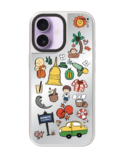 เคสกระจก iphone 17 magsafe รวมสติกเกอร์ amazing thailand