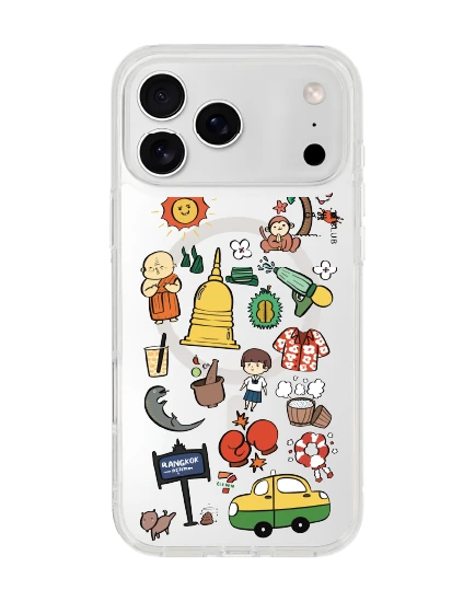 เคสใส iphone 17 pro max magsafe รวมสติกเกอร์ amazing thailand