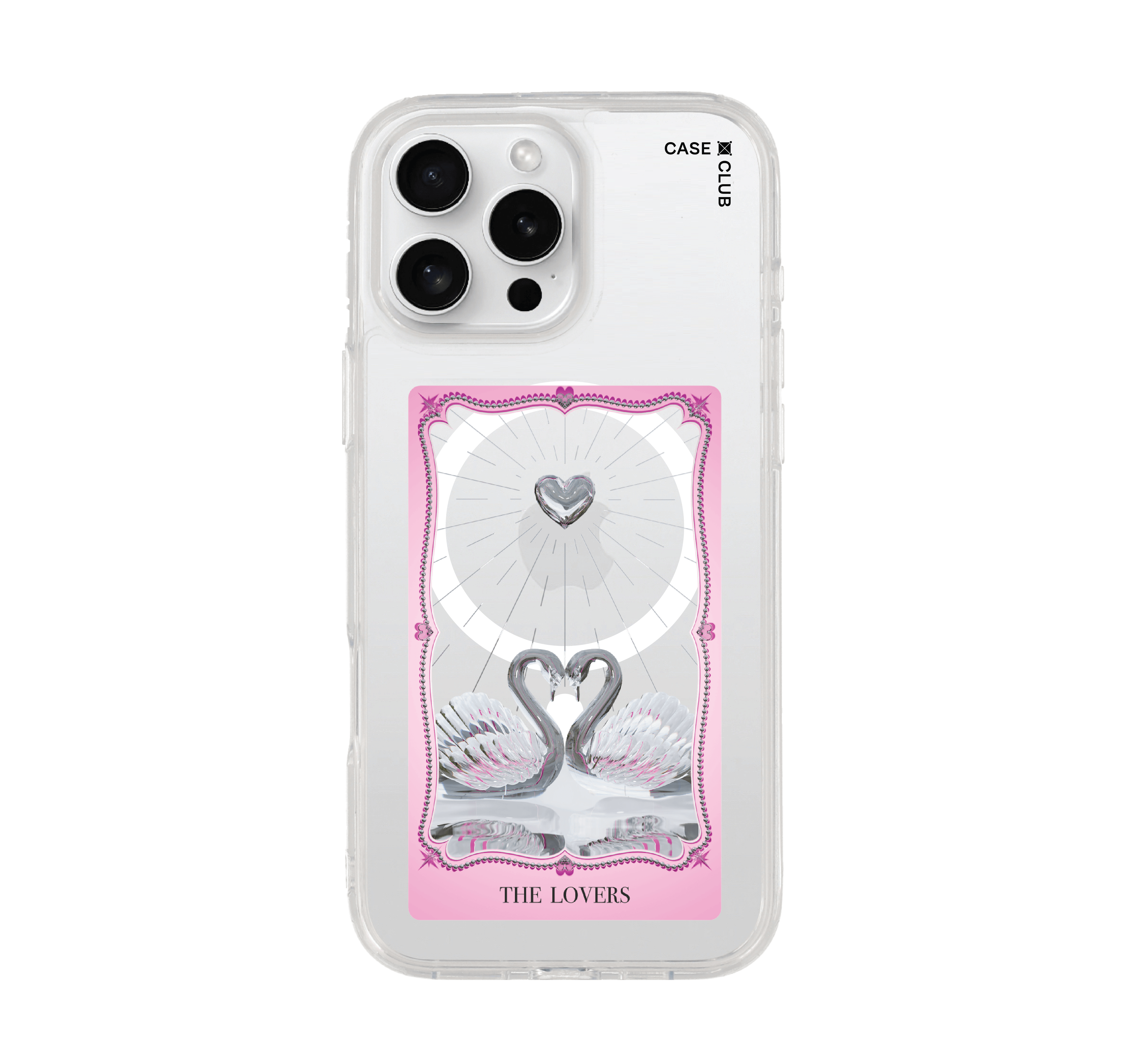 เคสใส iphone 16 pro max magsafe คู่รักน่ารัก