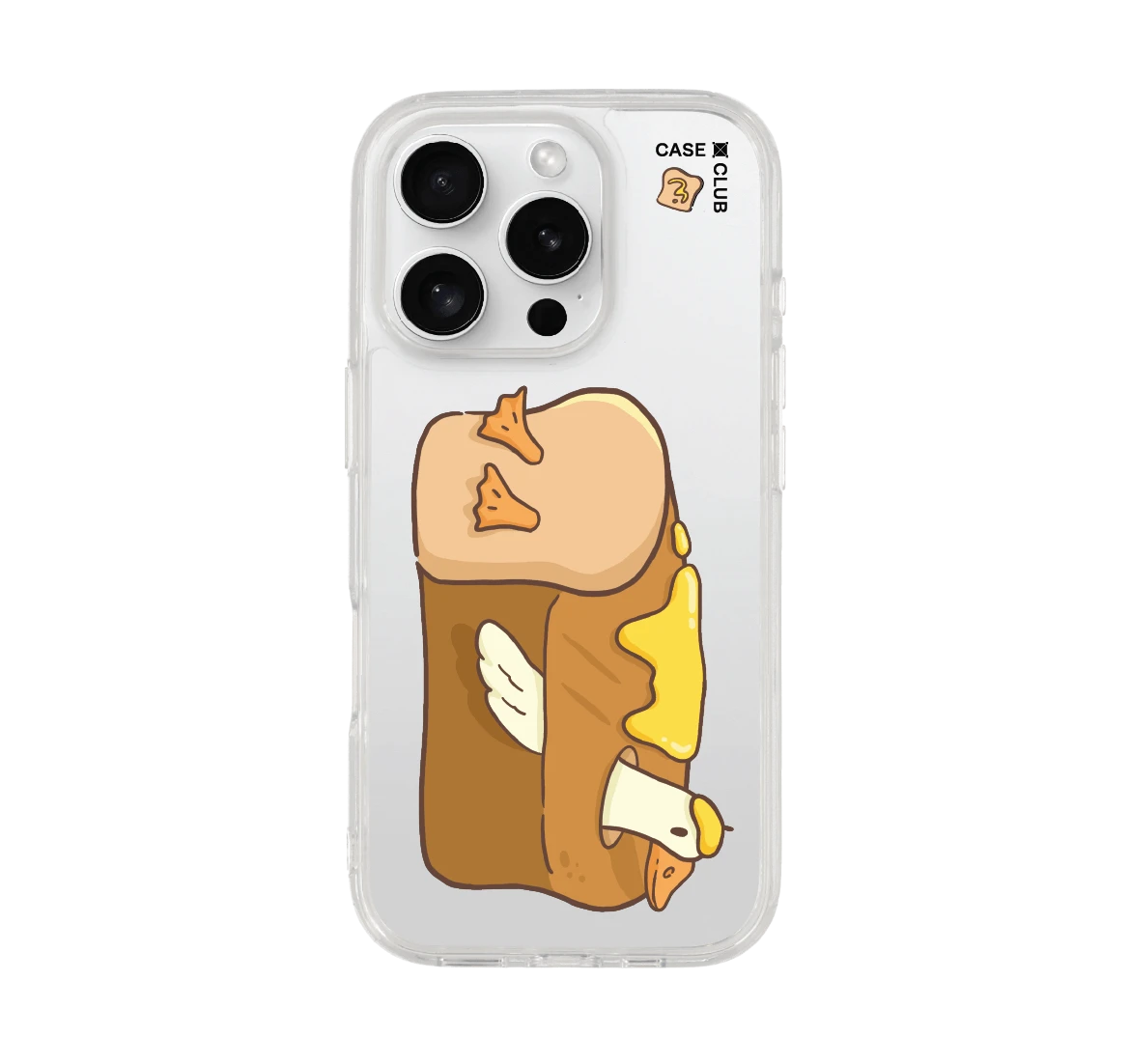 iphone 16 pro clear case toast duck