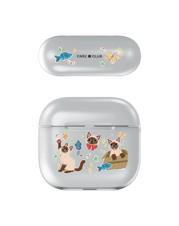 เคสใส airpods 4 3 แมวป่วน