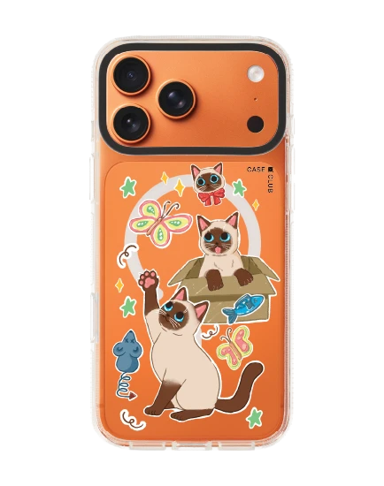 เคสใส iphone 17 pro max clear case magsafe shield 3 แมวป่วน