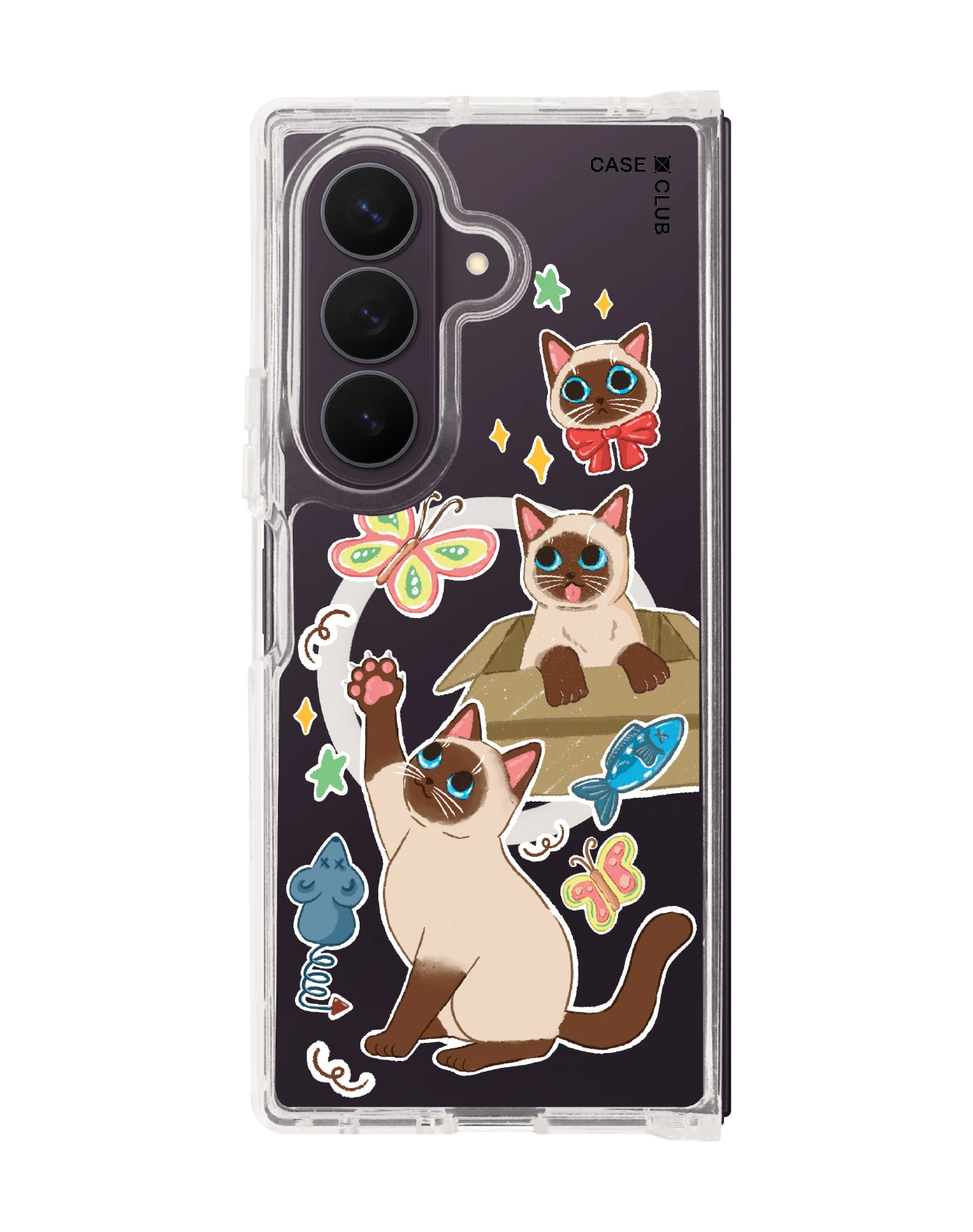 เคสใส samsung galaxy z fold 8 ultra magsafe 3 แมวป่วน