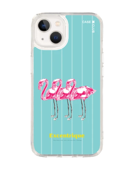 iphone 13 clear magsafe triple flamingo