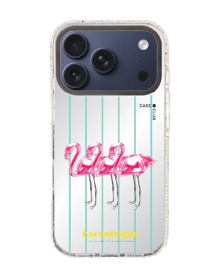 iphone 17 pro clear mirror magsafe triple flamingo