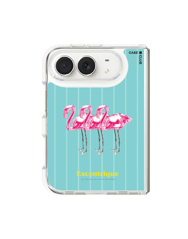 iphone duo clear magsafe triple flamingo