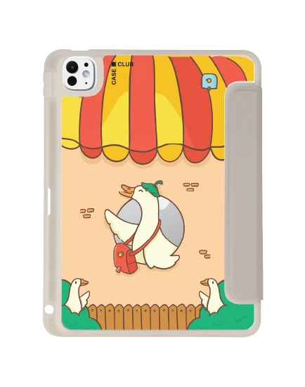 เคสใส ipad pro 11 สีเทา เป็ดสโลว์ไลฟ์