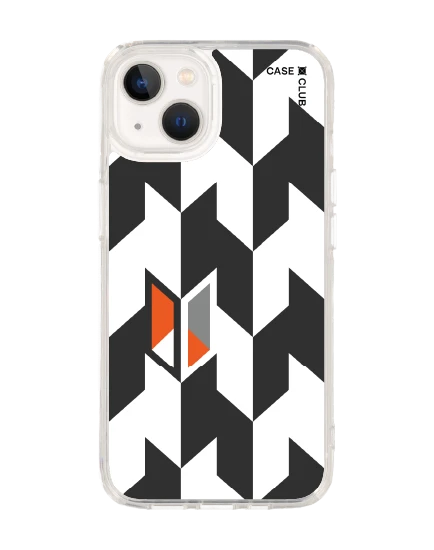 เคสใส iphone 13 magsafe ฮาวด์สทูธขาวดำแนวตั้ง