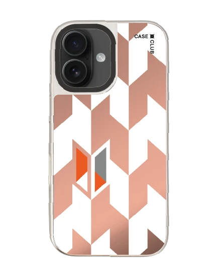 เคสกระจก iphone 16 magsafe ฮาวด์สทูธขาวดำแนวตั้ง