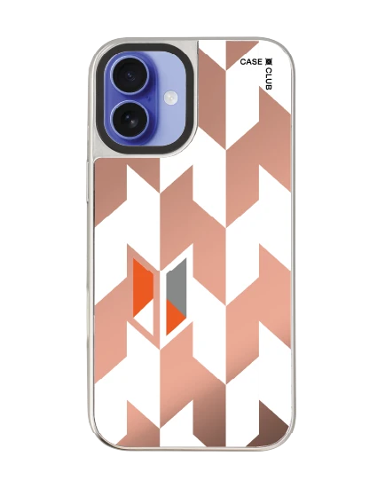 เคสกระจก iphone 16 plus magsafe ฮาวด์สทูธขาวดำแนวตั้ง