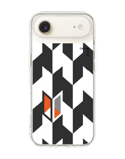 เคสใส iphone air magsafe ฮาวด์สทูธขาวดำแนวตั้ง