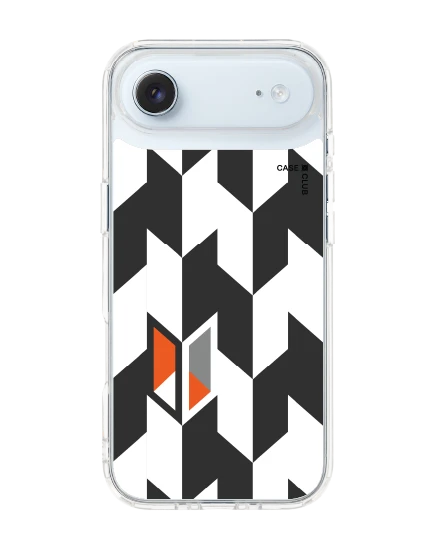 เคสใส iphone air ฮาวด์สทูธขาวดำแนวตั้ง