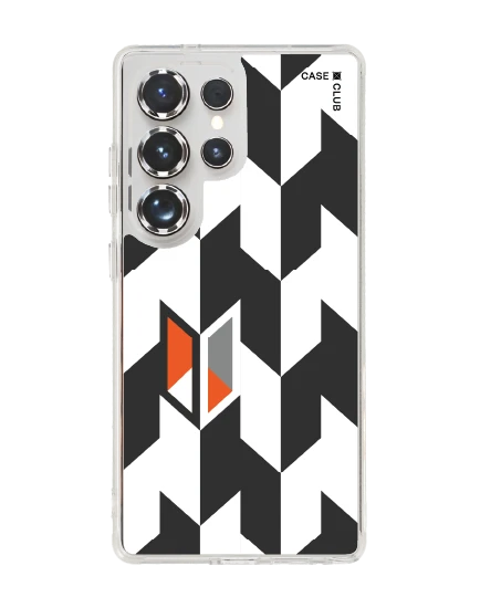 เคสใส samsung galaxy s25 ultra magsafe ฮาวด์สทูธขาวดำแนวตั้ง