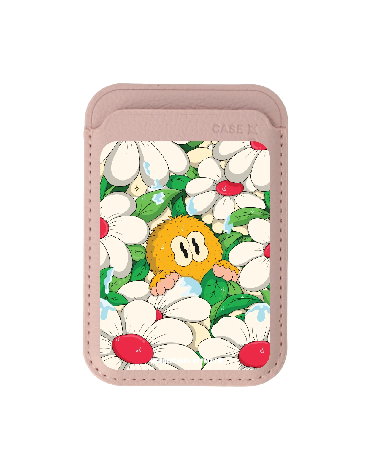 baby pink wallet magsafe wandersmind daisy