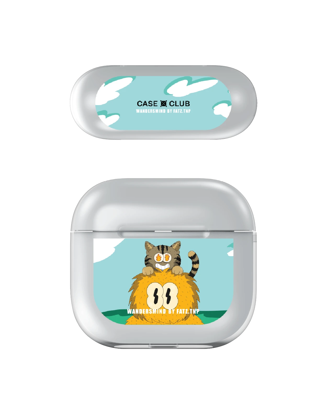 airpods 4 clear case wandersmind duo