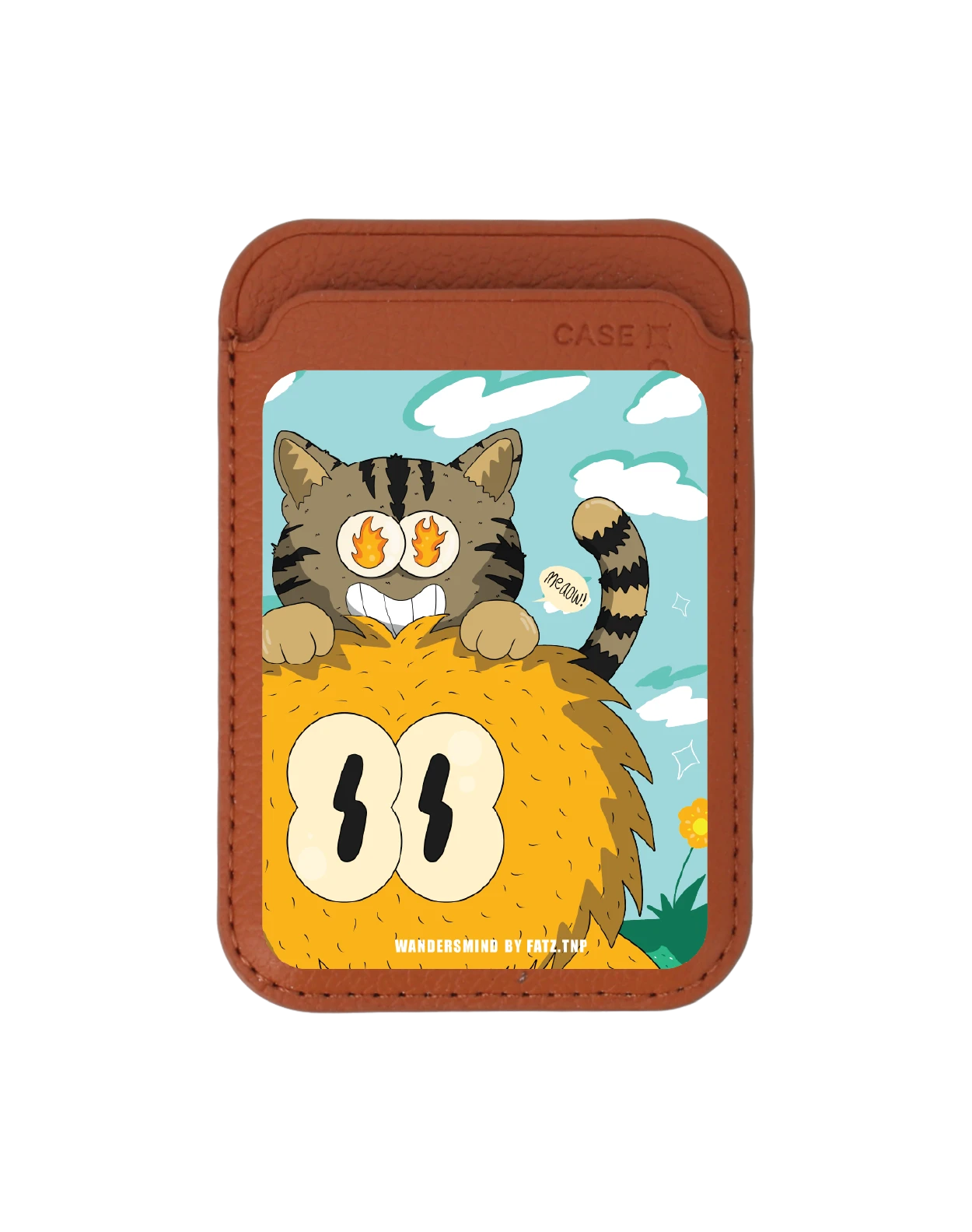 brown wallet magsafe wandersmind duo