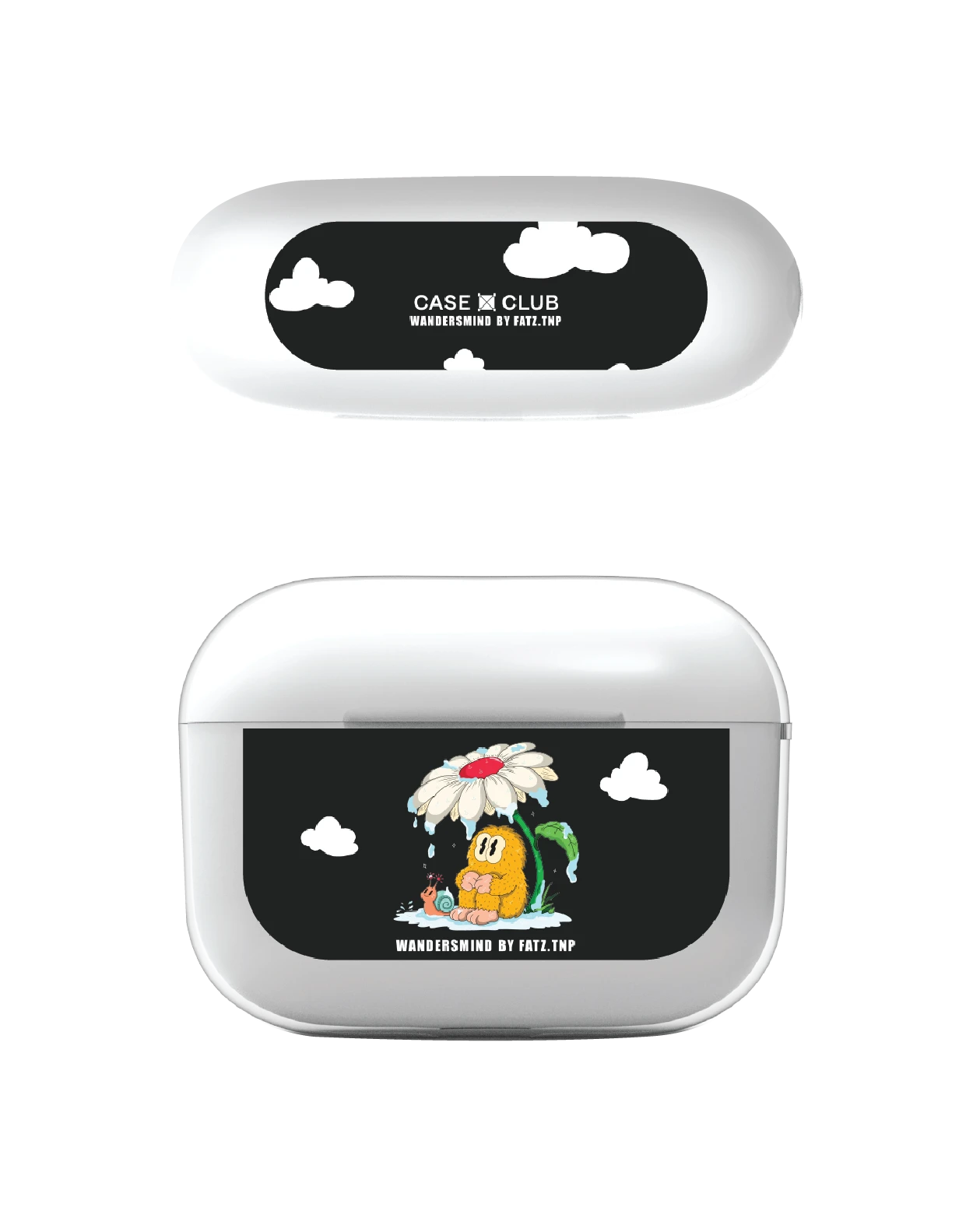 airpods pro 3 clear case wandersmind rain