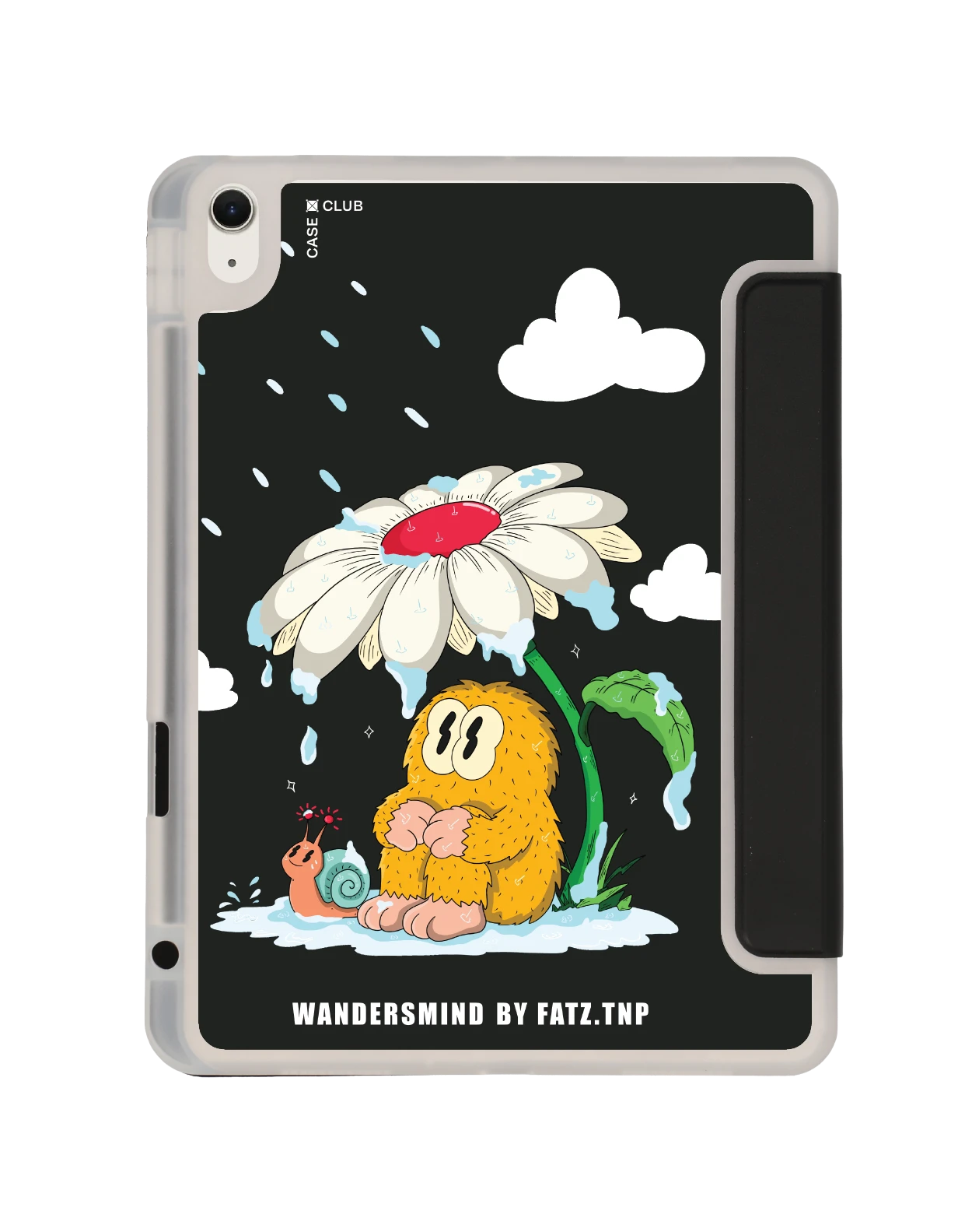 ipad air4/5/6/7 11" 2025 (m2/m3) clear black wandersmind rain