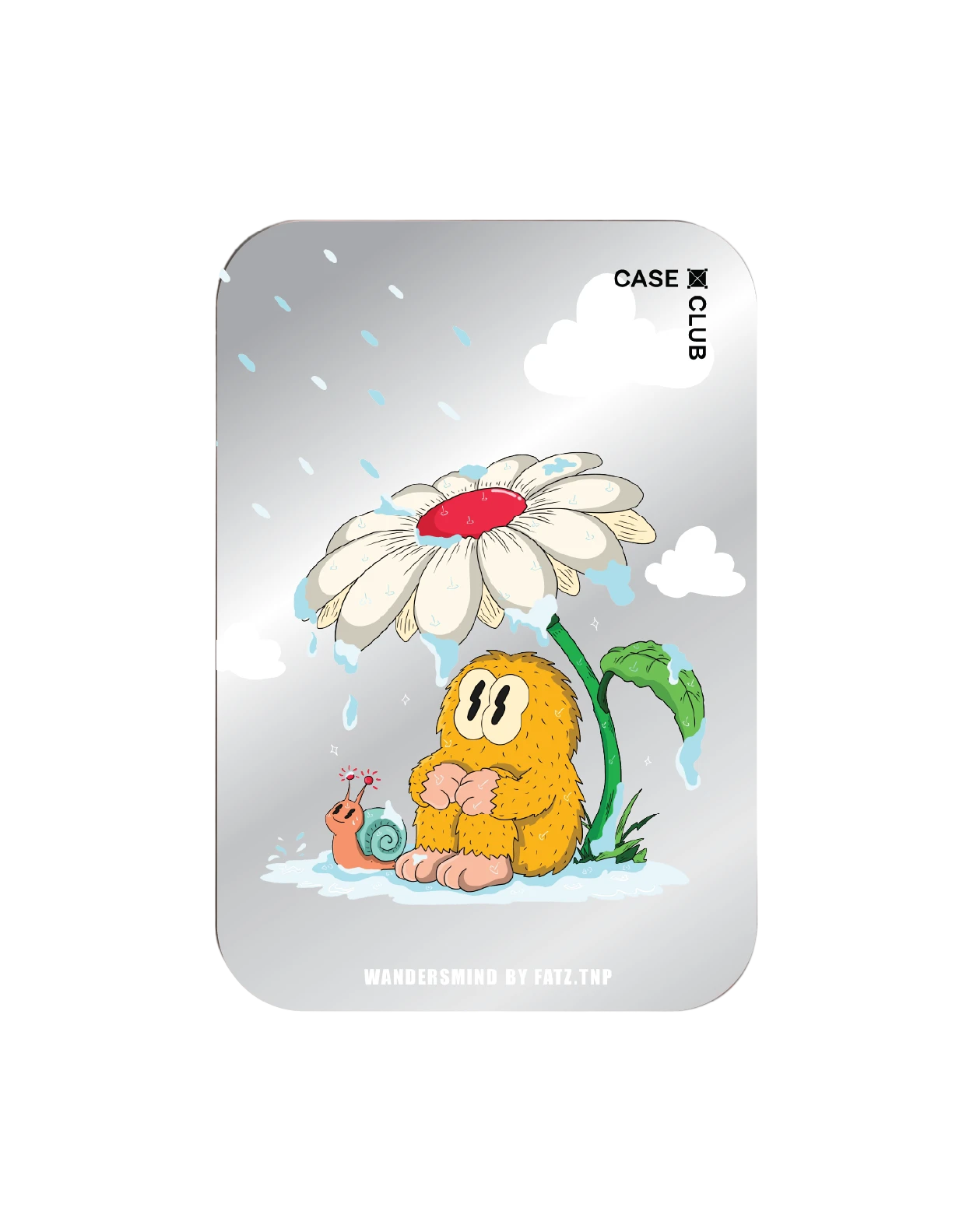 magnetic mirror cardholder stand wandersmind rain