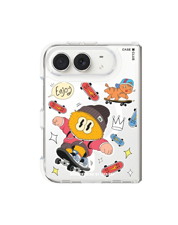 iphone duo clear magsafe wandersmind sticker