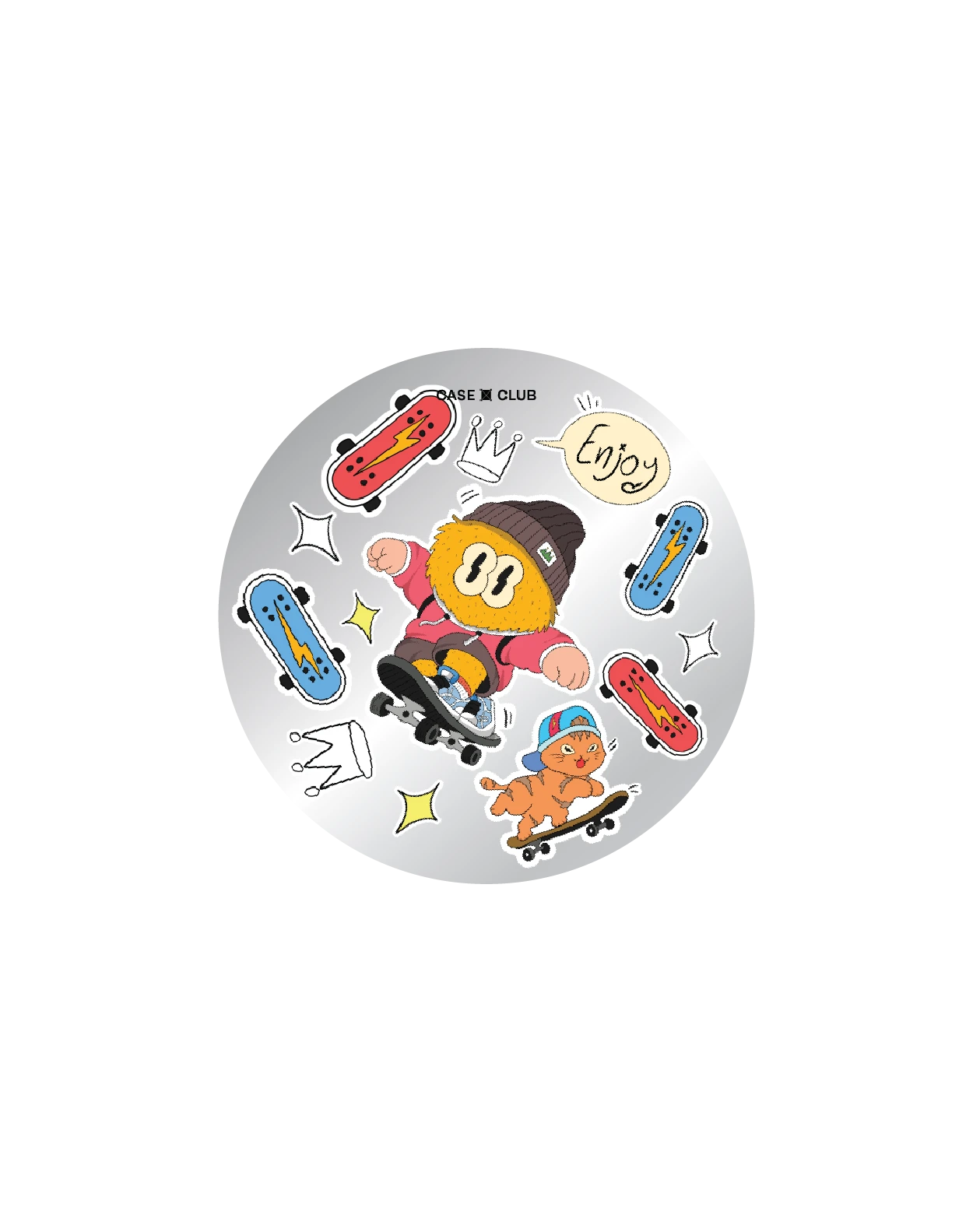 mirror popgrip wandersmind sticker