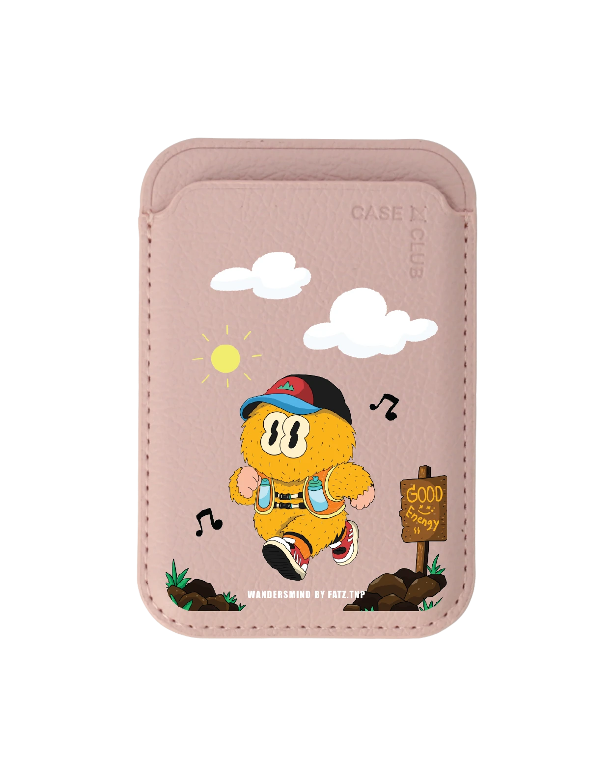 baby pink wallet magsafe wandersmind trail