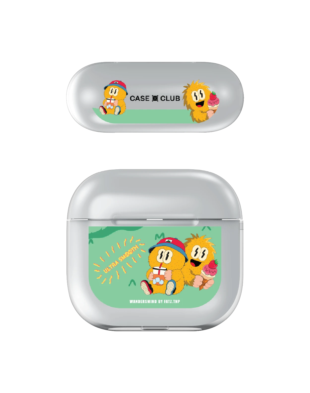 airpods 4 clear case wandersmind ultra smooth