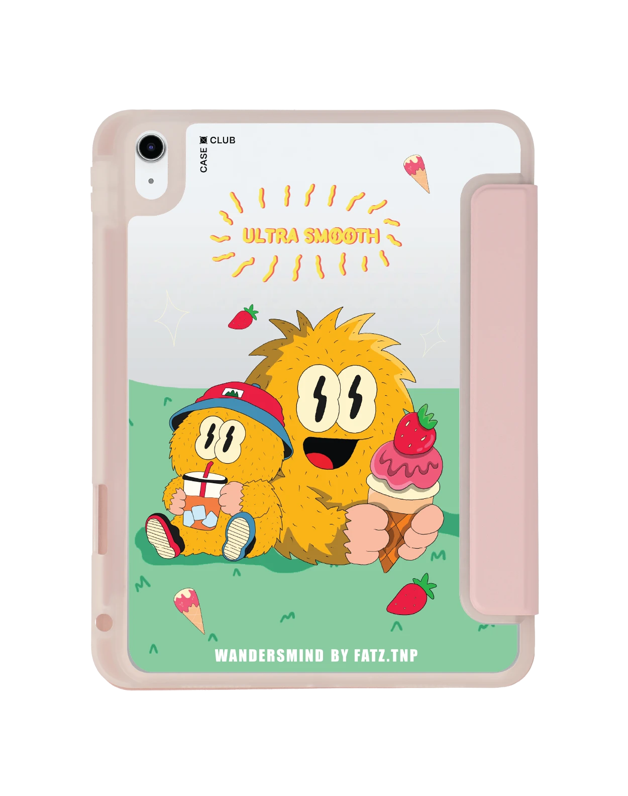 เคสใส ipad gen 10/11 สีชมพู wandersmind อัลตร้าสมูท