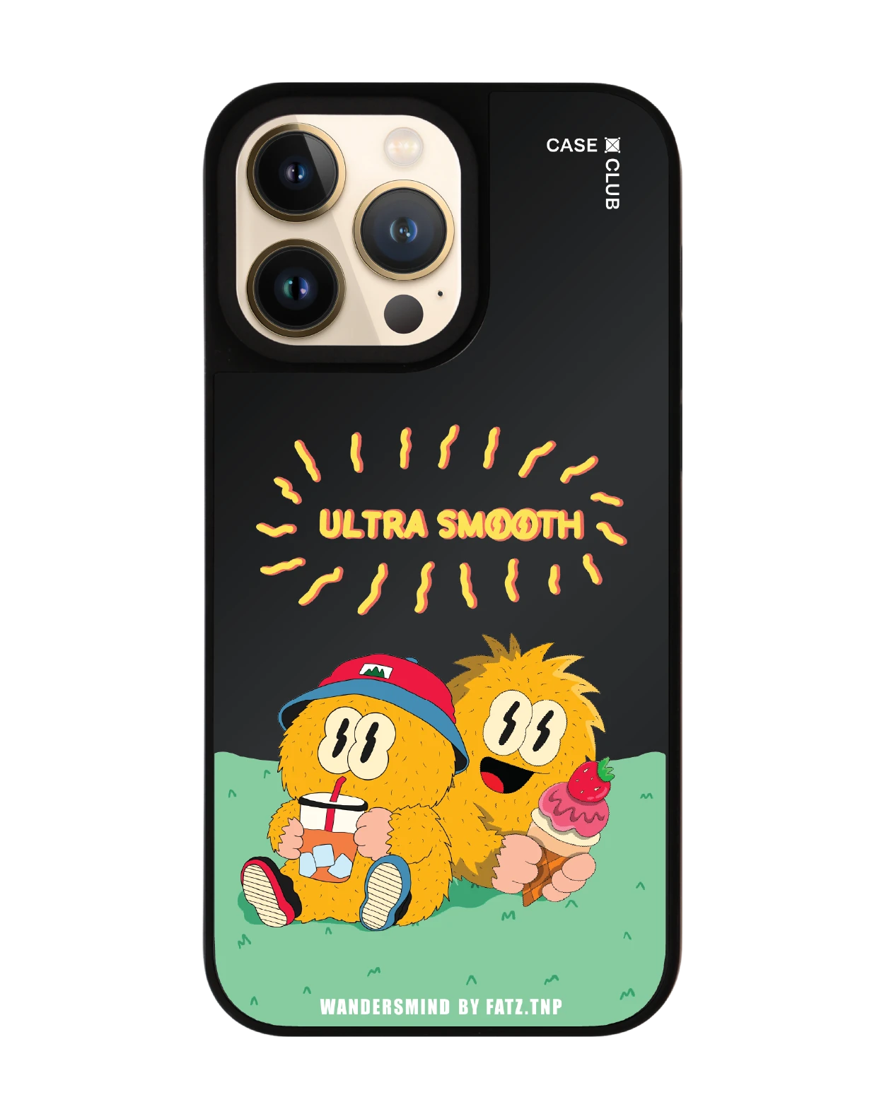 เคสกระจกดำด้าน iphone 14 pro max magsafe wandersmind อัลตร้าสมูท