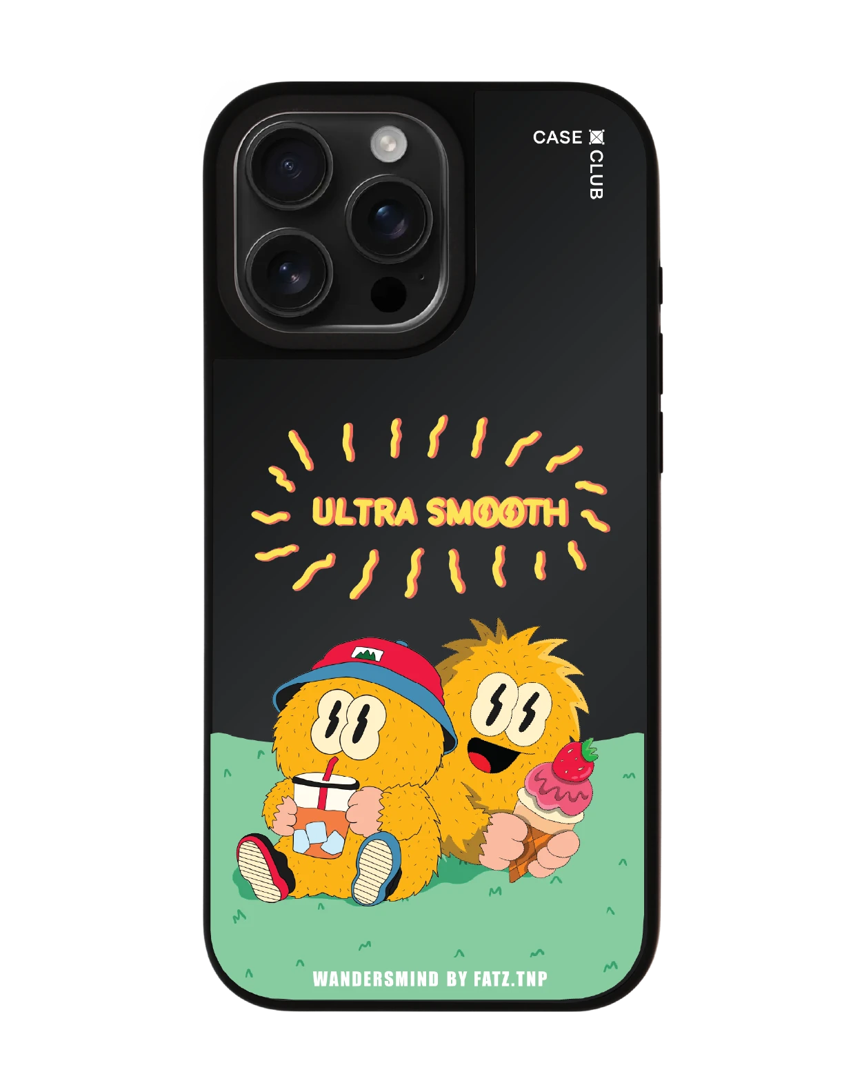 เคสกระจกดำด้าน iphone 16 pro max magsafe wandersmind อัลตร้าสมูท