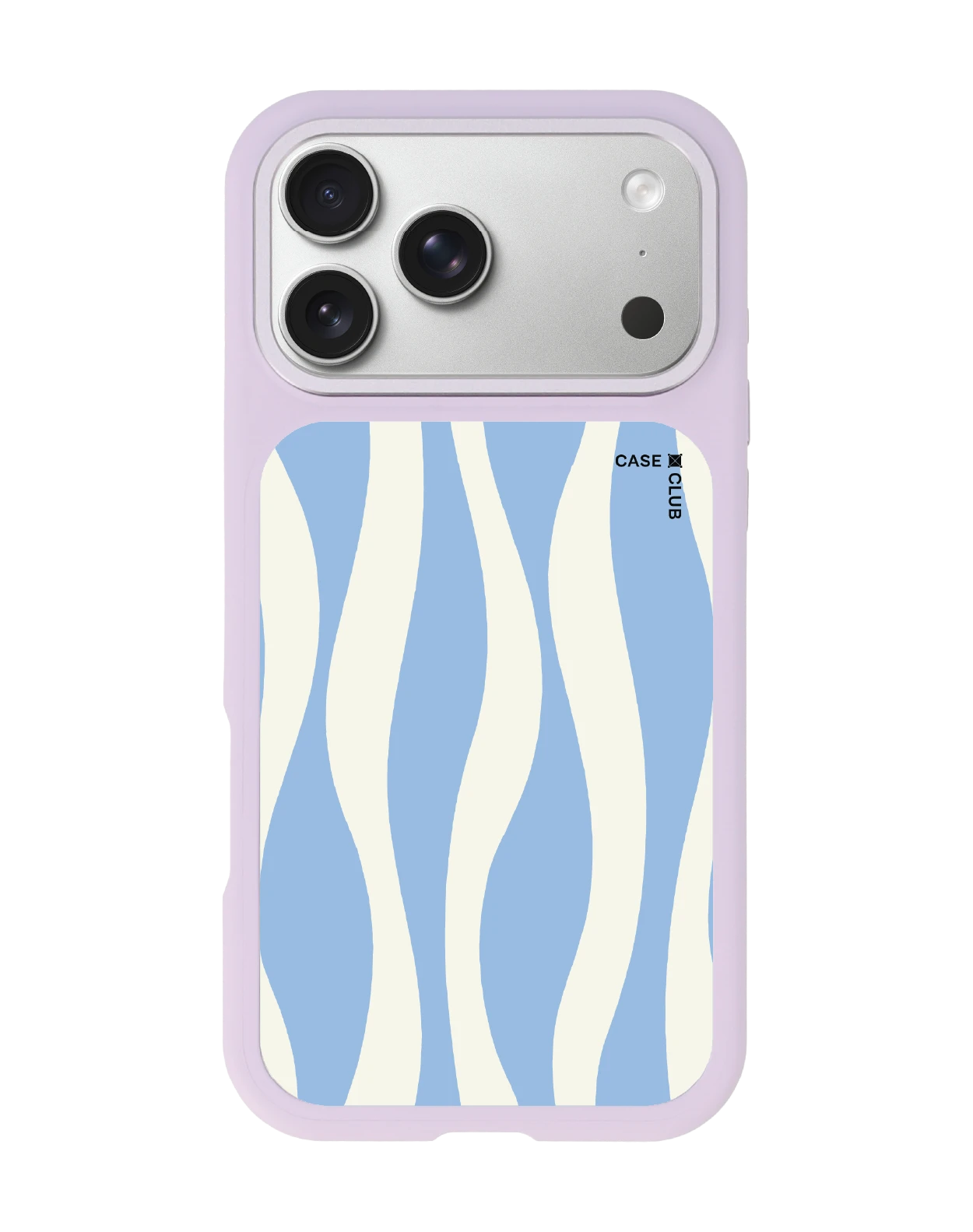 iphone 18 pro max switch lilac magsafe white & blue wavy pattern