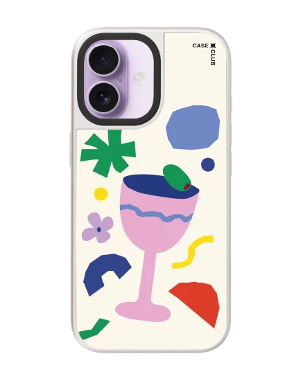 เคสกระจก iphone 17 magsafe แก้วไวน์หรรษา