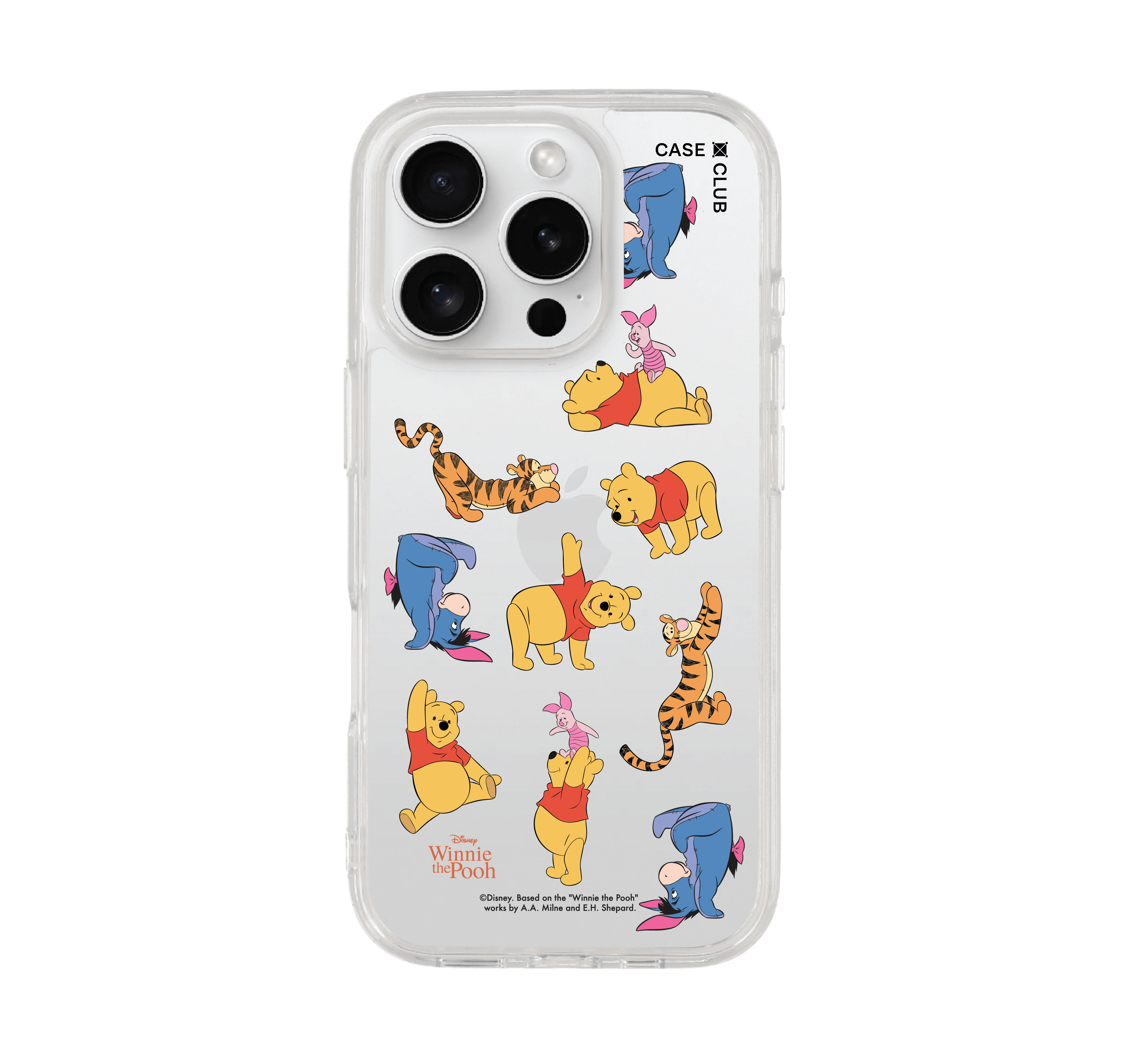 เคสใส iphone 16 pro winnie the pooh และผองเพื่อน