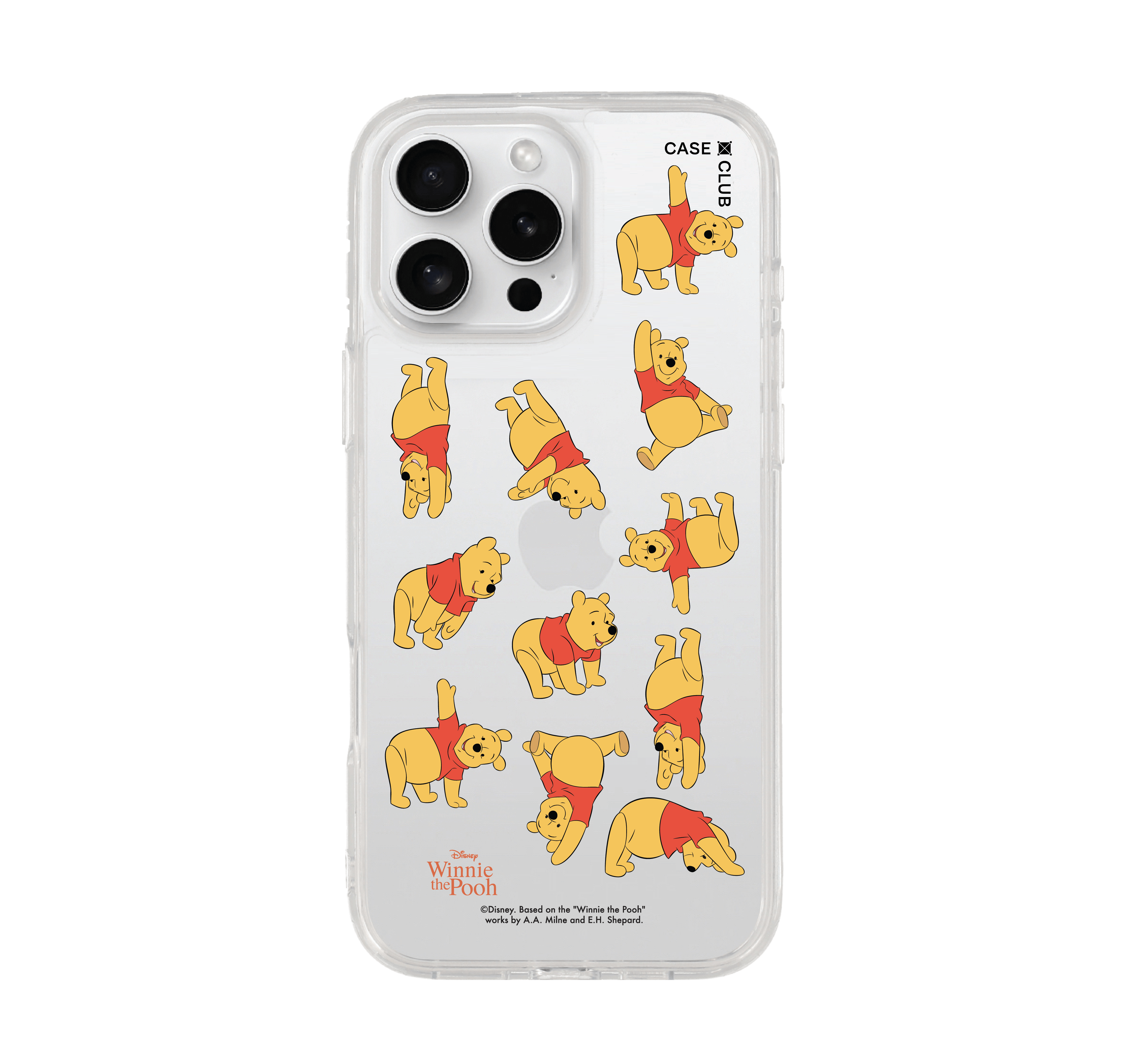 เคสใส iPhone 16 Pro Max Winnie the Pooh Pattern
