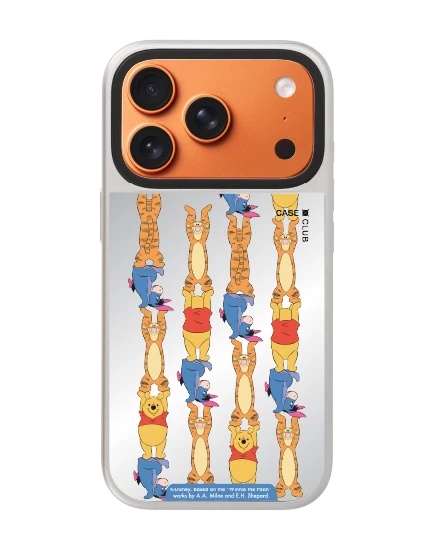 เคสกระจก iphone 17 pro magsafe winnie the pooh เพื่อนซี้เรียงตัว