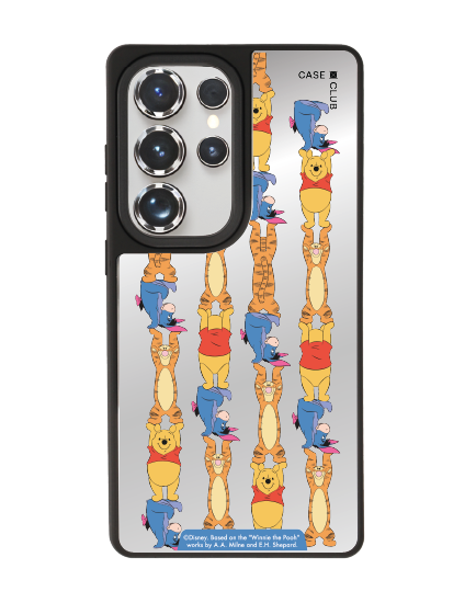 samsung s25 ultra matte mirror magsafe winnie the pooh tigger eeyore pattern