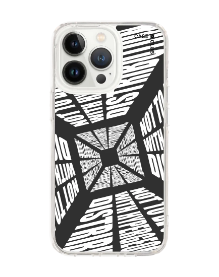 iphone 13 pro clear case word distortion