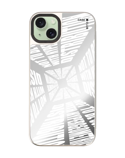 เคสกระจก iphone 15 plus magsafe โลกที่บิดเบี้ยว