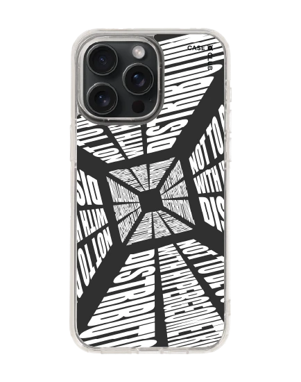 เคสใส iphone 15 pro max magsafe โลกที่บิดเบี้ยว