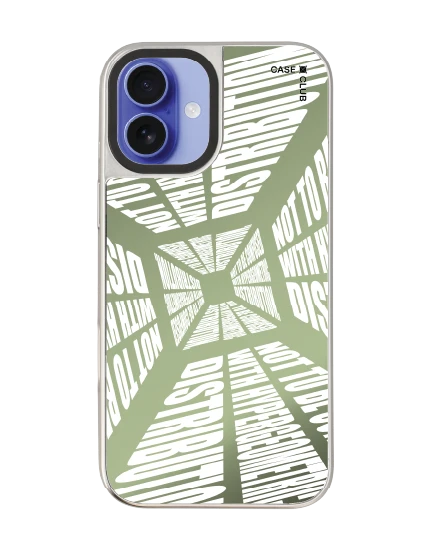 เคสกระจก iphone 16 plus magsafe โลกที่บิดเบี้ยว